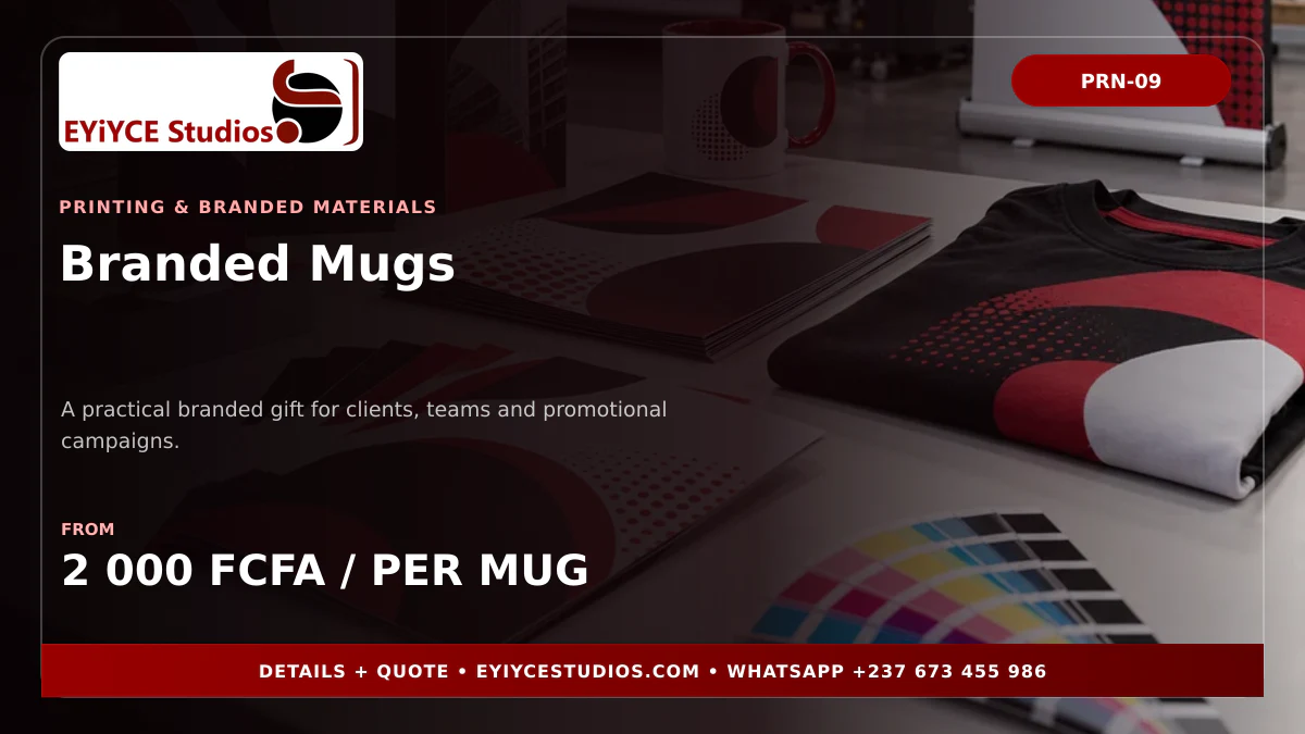 Branded Mugs pricing banner