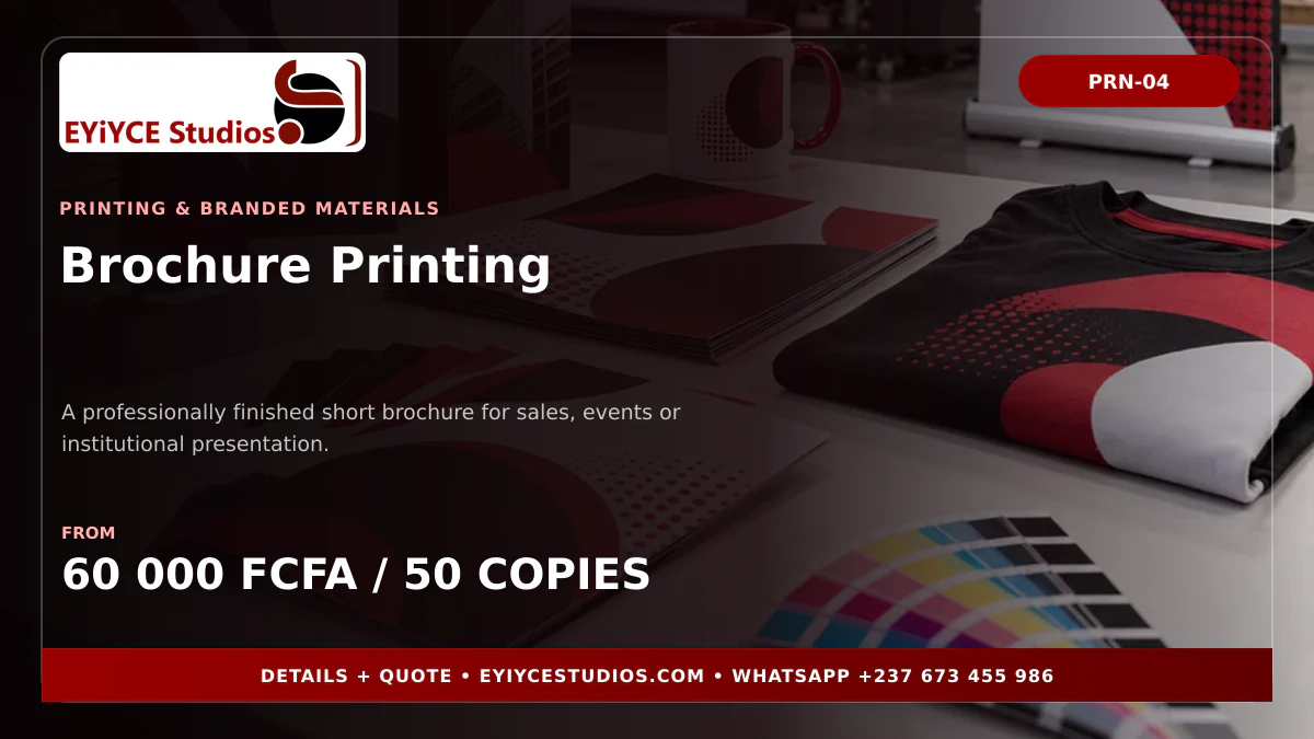 Brochure Printing pricing banner