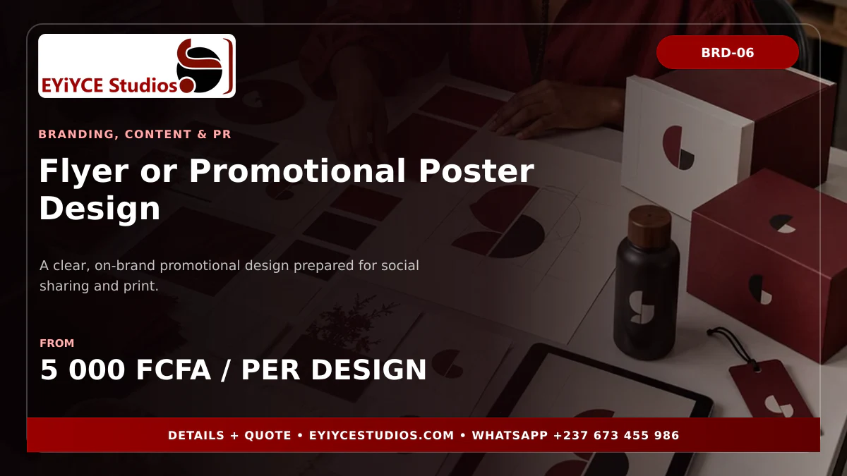 Flyer or Promotional Poster Design pricing banner