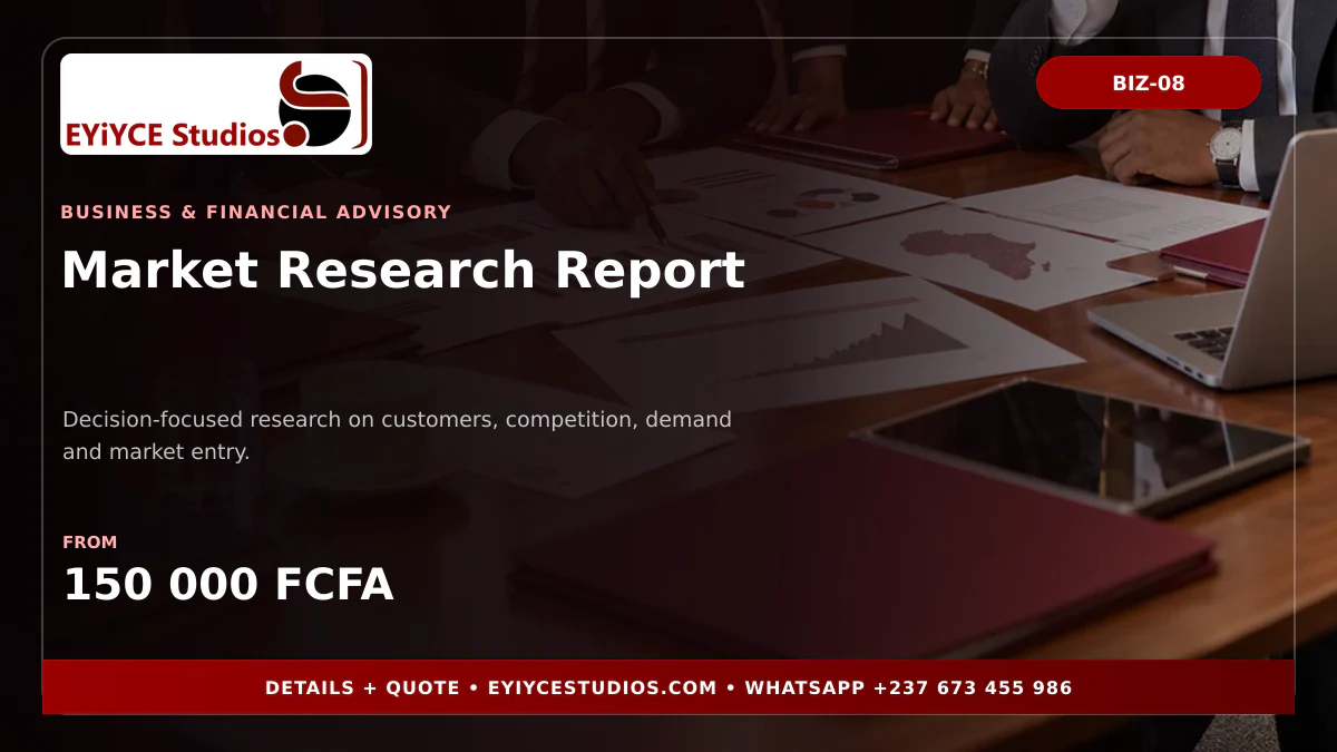 Market Research Report pricing banner