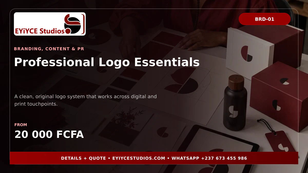 Professional Logo Essentials pricing graphic